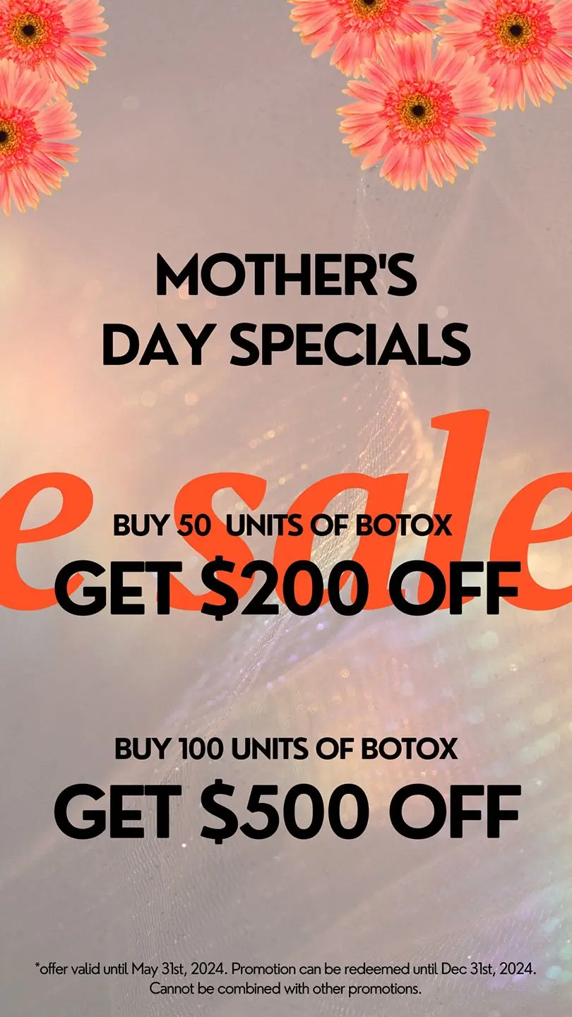 Mother's Day Botox special offer at MIHSA Aesthetics
